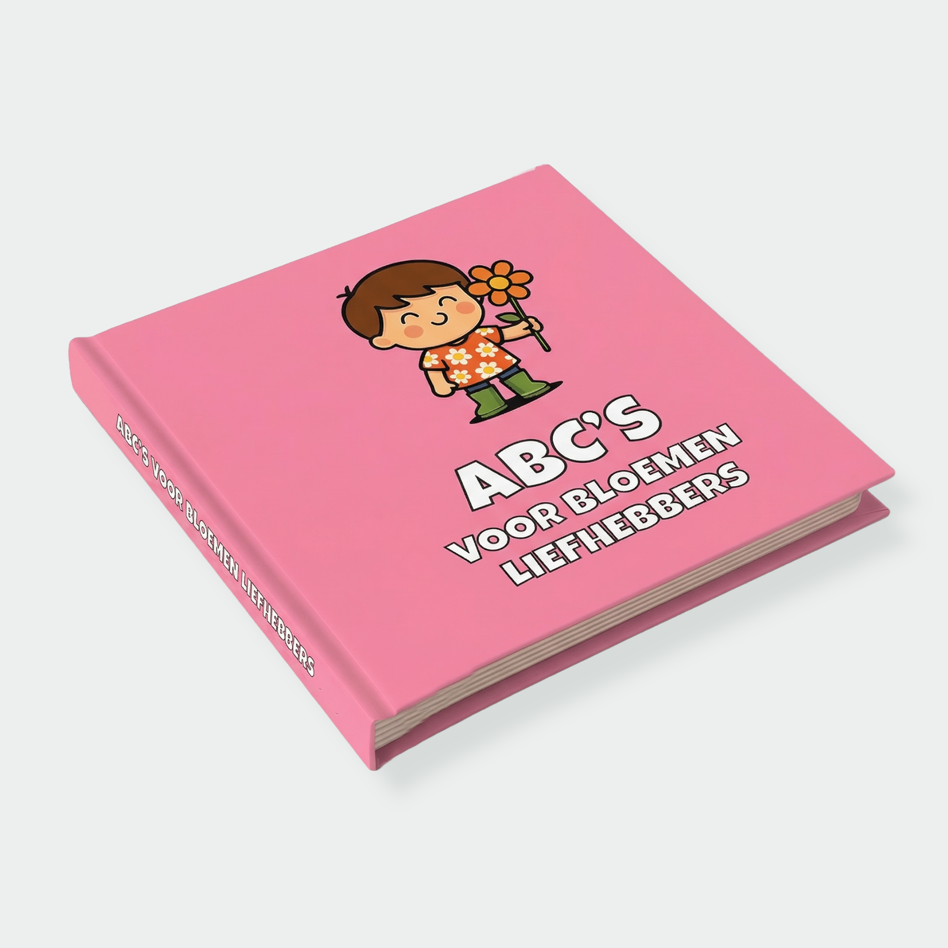ABC Bloemenboekje zij-aanzicht